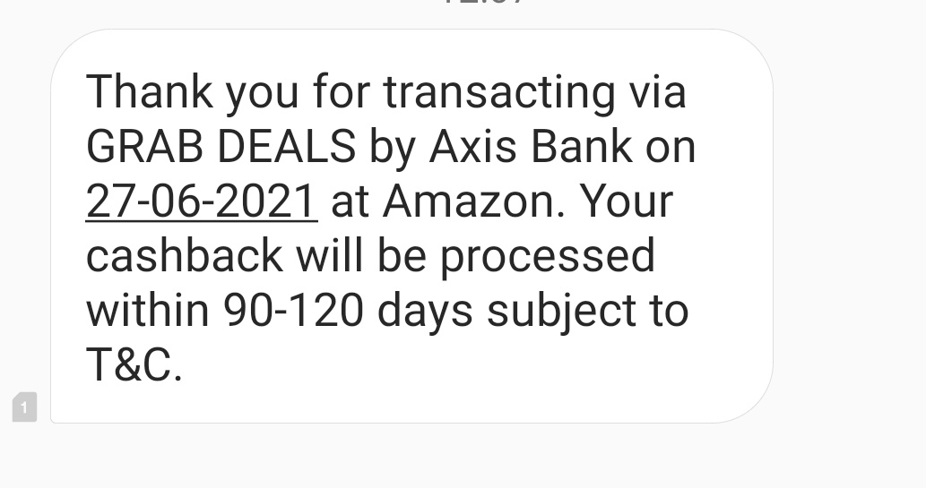 Nikhilshinde_29's tweet photo. @AxisBank getting everything at 15% cashback these days on Amazon &amp; FK via #grabdeals...great initiative..also received acknowledgement https://t.co/duzsmbMPlD