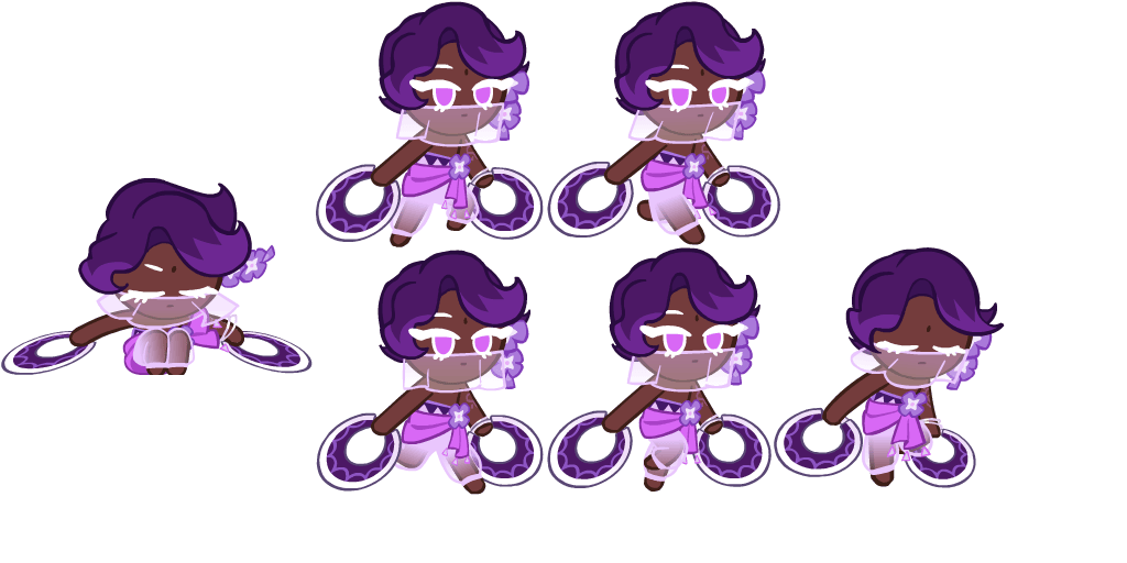 Cookie Run Help 🌈 on Twitter "(Ovenbreak) Liliac Cookie's Sprites 📁