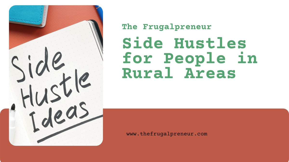 Here are some side gigs you can try if you live in a small, rural town like I do. 
buff.ly/3qzQAwV