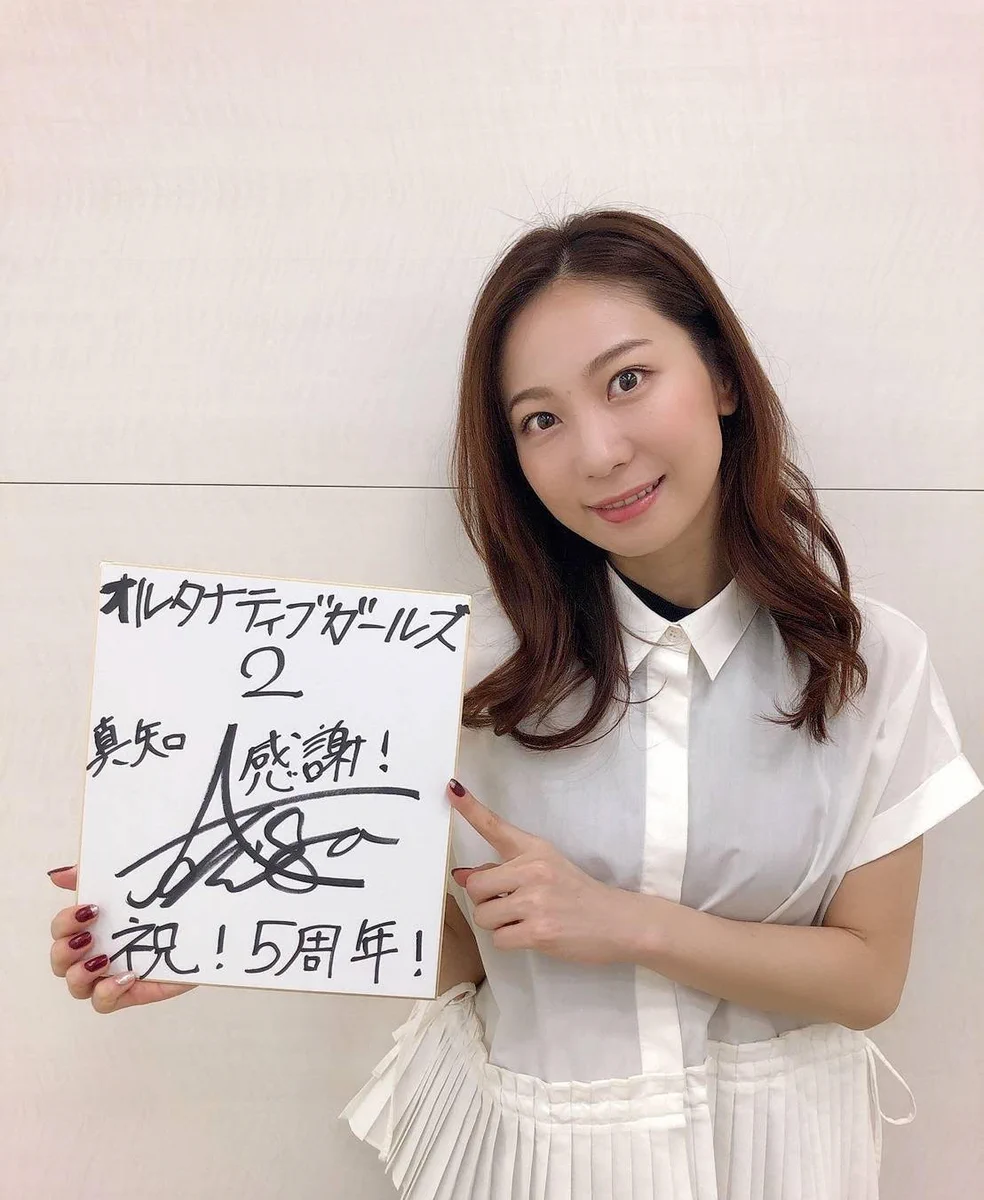 オルタナティブガールズ サイン色紙 織宮結衣 佳村はるかTwitterCP当選