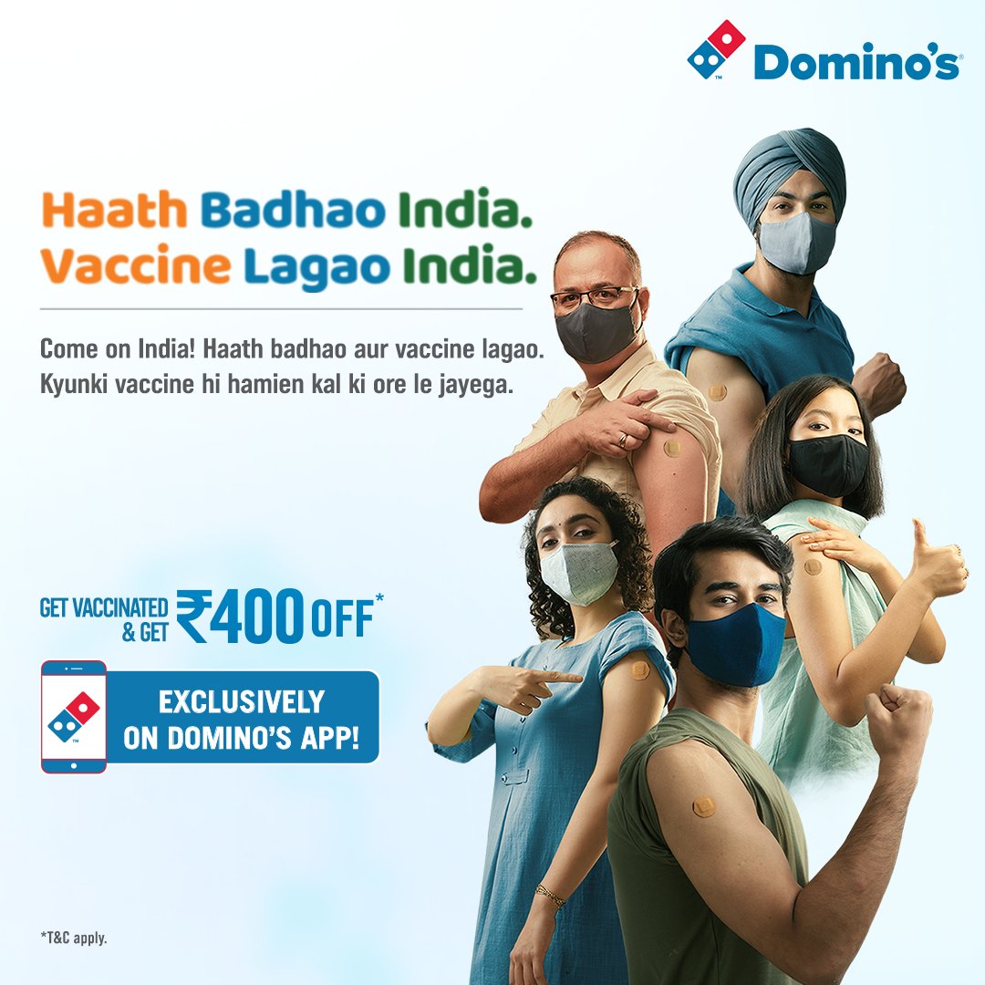 pmjoshie's tweet photo. Get vaccinated, India #haathbadhaoindia #vaccinelagaoindia #waragainstcovid19 https://t.co/DTrqqbm4Mr