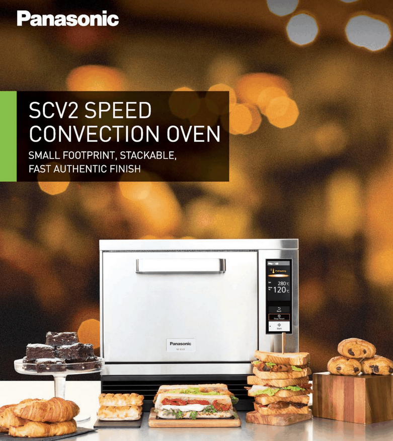 Essential for any fast kitchen. SCV2 Speed Convection Oven
