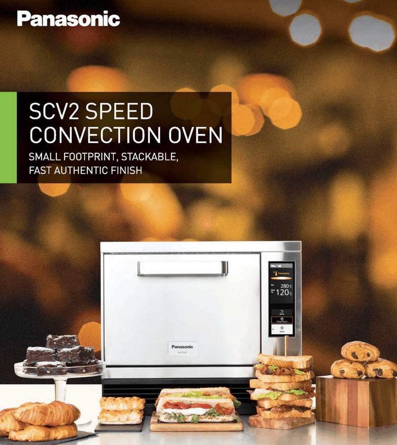 Essential for any fast kitchen.
SCV2 Speed Convection Oven