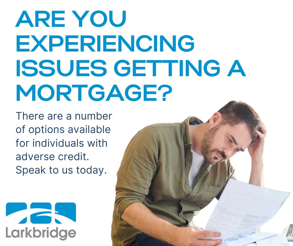 Larkbridge's tweet photo. If you're experiencing issues in securing a mortgage, speak to our team of expert advisers. Arrange an appointment here: https://t.co/YBfQdGheH7 https://t.co/RA3THJQXsu