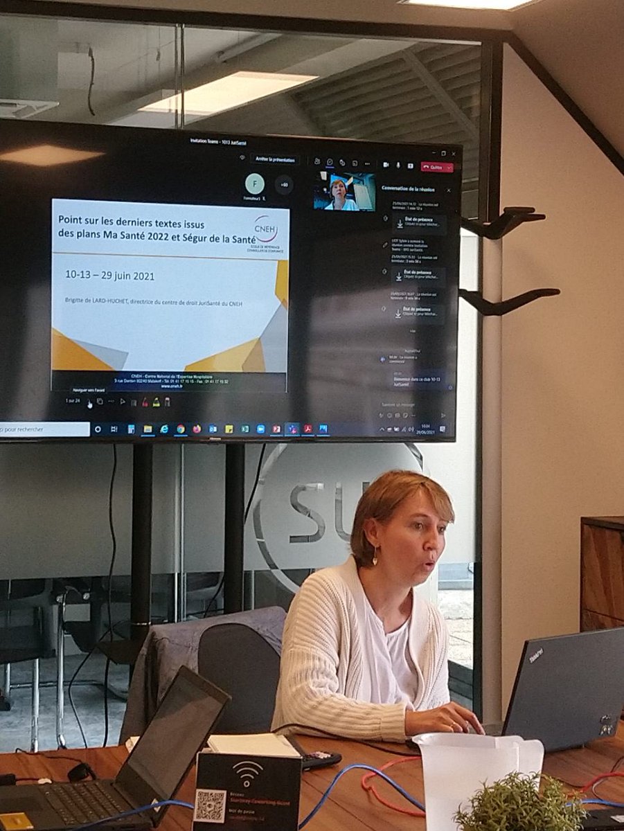CNEHfr's tweet photo. En direct du 1013 du centre de droit JuriSanté du @CNEHfr en visioconférence permettant la participation record d’une centaine d’inscrits ! Merci pour votre confiance
#ecoledereference https://t.co/ran63WySKX