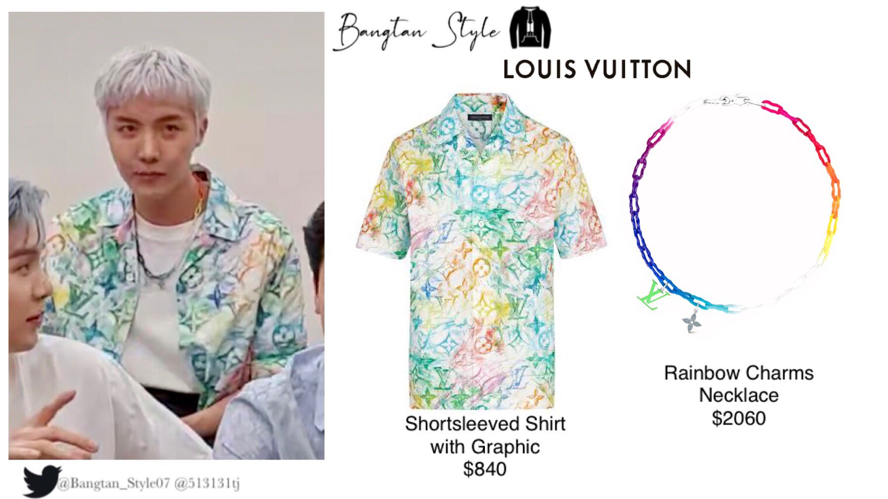 Bangtan Style⁷ (slow) on X: VLIVE 210629 [ Louis Vuitton, Wales