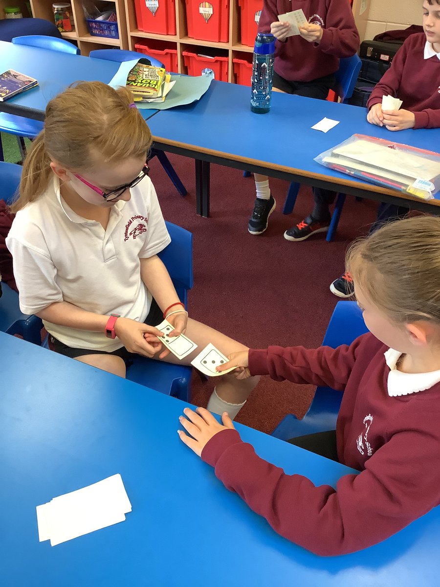 TyntesfieldLC's tweet photo. We are using dominos to practise our number fluency skills. https://t.co/jbvlDttEM9
