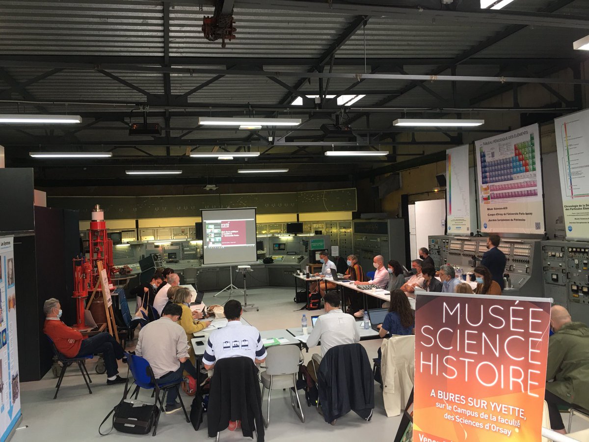sciencesaco's tweet photo. Le 1er conseil de La Diagonale Paris-Saclay, le projet Sciences Société de ⁦@UnivParisSaclay⁩, se réunit aujourd’hui à Sciences ACO.
Bienvenue aux acteurs et actrices de cette dynamique dans notre cher musée insitu.
#partagedessavoirs 
#patrimoineeuropeen
#pionnier https://t.co/mdxIYRs1Xq