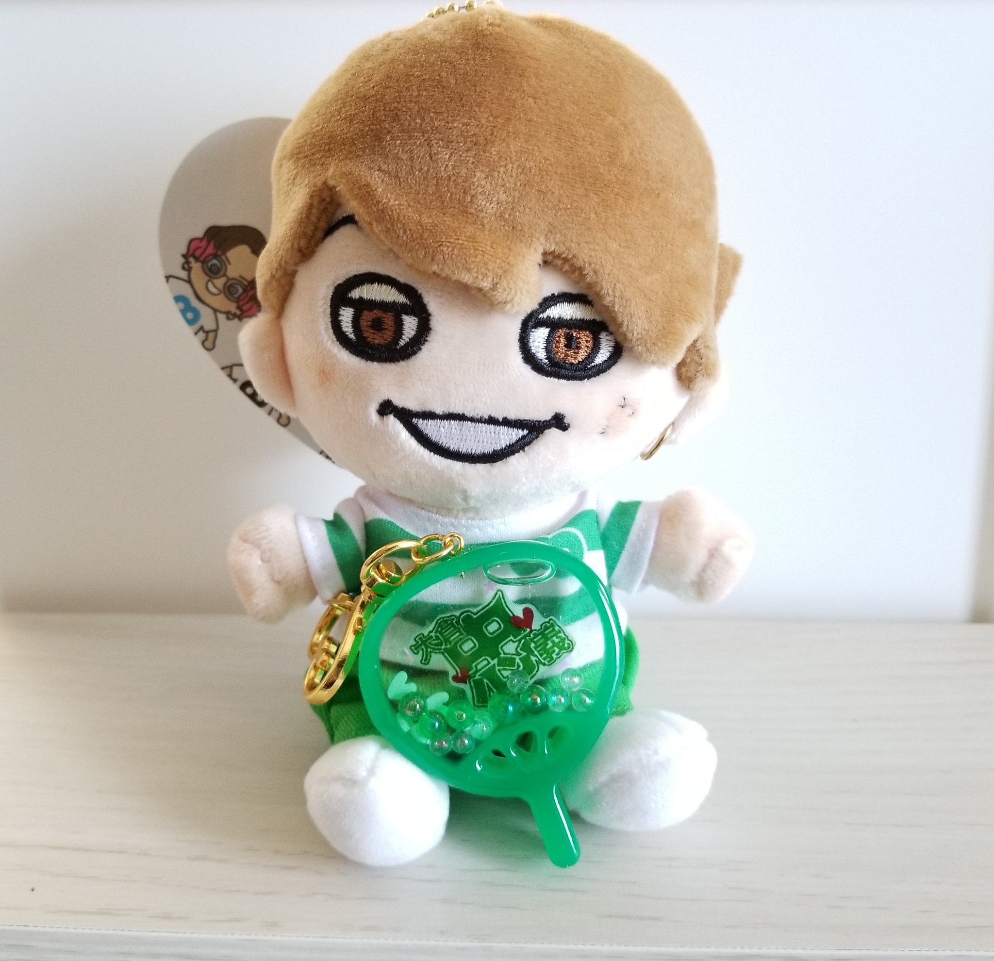 和風◇扇子　銃　漢字一文字　他レジンキーホルダー計4点 SnowMan レジンキーホルダー ハンドメイド うちわ文字 雪だるま