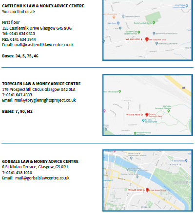 If you live in the South-East of Glasgow and need any help or advice with employment, benefit, debt or housing issues, our specialist solicitors and advisors can provide free advice and representation. Contact us on 01416340313 or CLICK  here.  <a href="/CastlemilkLaw/">Castlemilk Law & Money Advice Centre</a> @goodthingsfdn