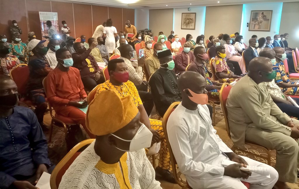 gouvbenin's tweet photo. Le Bénin célèbre ce mardi 29 juin 2021, en différé, la 20ème Journée Mondiale contre le travail des enfants. Les manifestations ont lieu à @azalaihotels de #Cotonou sous la présidence de la #MTFP, #AdidjatouMATHYS et du @MpmepeBenin #ModesteKEREKOU. #Wasexo #Gouvbenin https://t.co/zDoZ9qVmFU