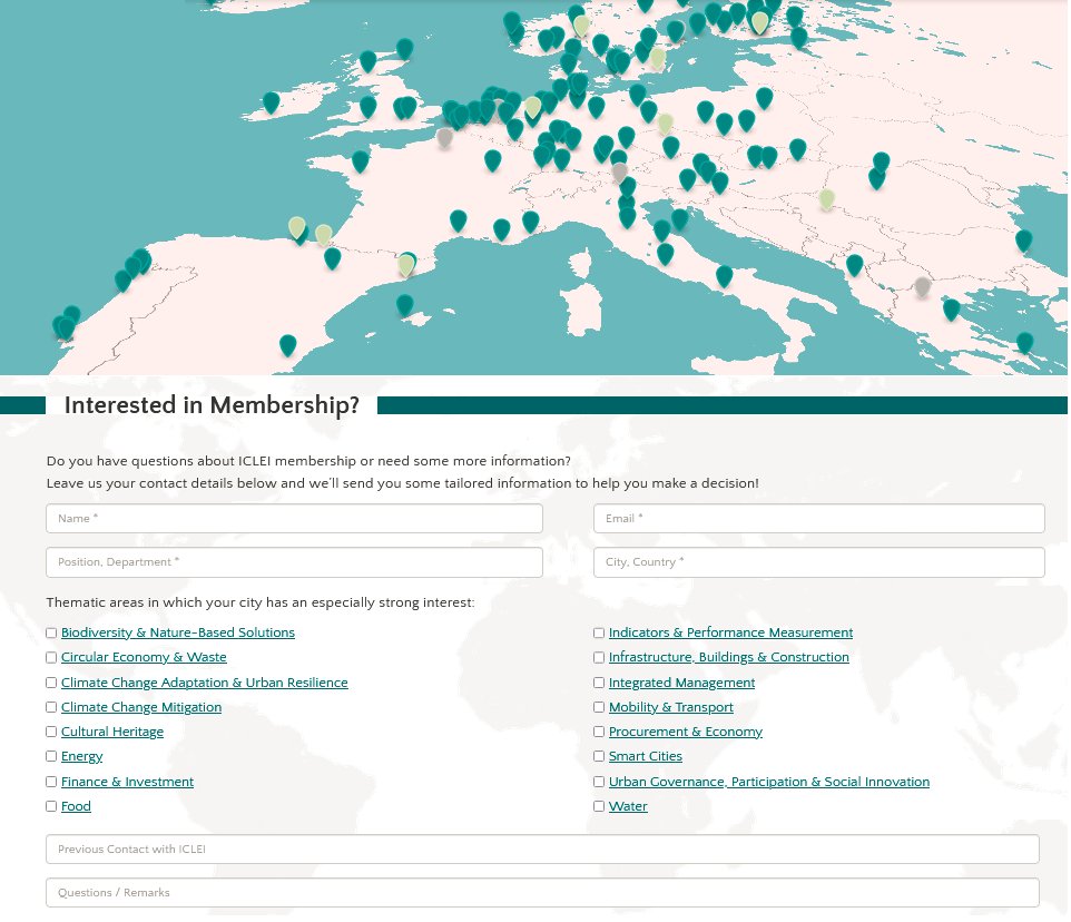 Become an #ICLEIMember to join a global network of big and small 💪cities ambitious about and committed to #sustainability in Europe and around the world. 💚

Drop us a line to find out why <a href="/ICLEI/">ICLEI</a> is right for your city 👉iclei-europe.org/join-iclei/