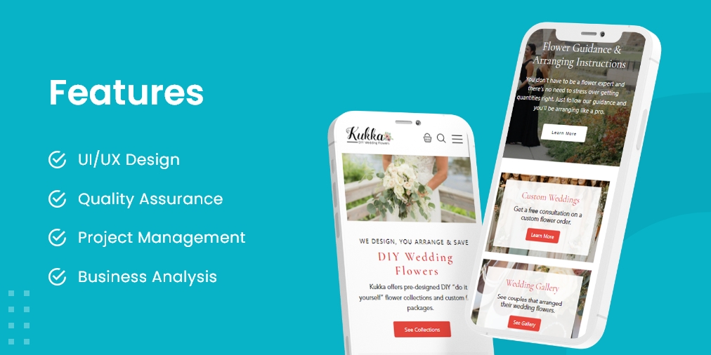 CodingPixelUS's tweet image. A glimpse of our work for, Kukka Flowers!
Kukka offers pre-designed DIY “do it yourself” flower collections and custom floral packages.
#codingpixel #developer #coding #programming #programmer #javascript #code #coder #webdeveloper #python #java #html #software #technology #web