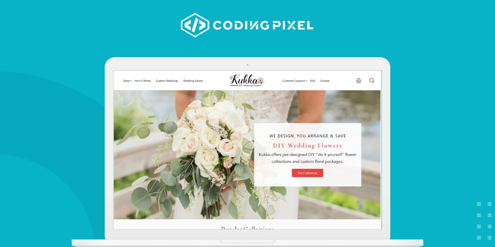 CodingPixelUS's tweet image. A glimpse of our work for, Kukka Flowers!
Kukka offers pre-designed DIY “do it yourself” flower collections and custom floral packages.
#codingpixel #developer #coding #programming #programmer #javascript #code #coder #webdeveloper #python #java #html #software #technology #web