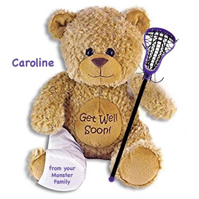 Monster_Lax's tweet photo. Please keep Caroline Smith ( 2024 from Auburn ) in your thoughts and prayers as she has surgery scheduled for today to repair her torn ACL and meniscus. #MonsterStrong https://t.co/zFGUCJXsG0