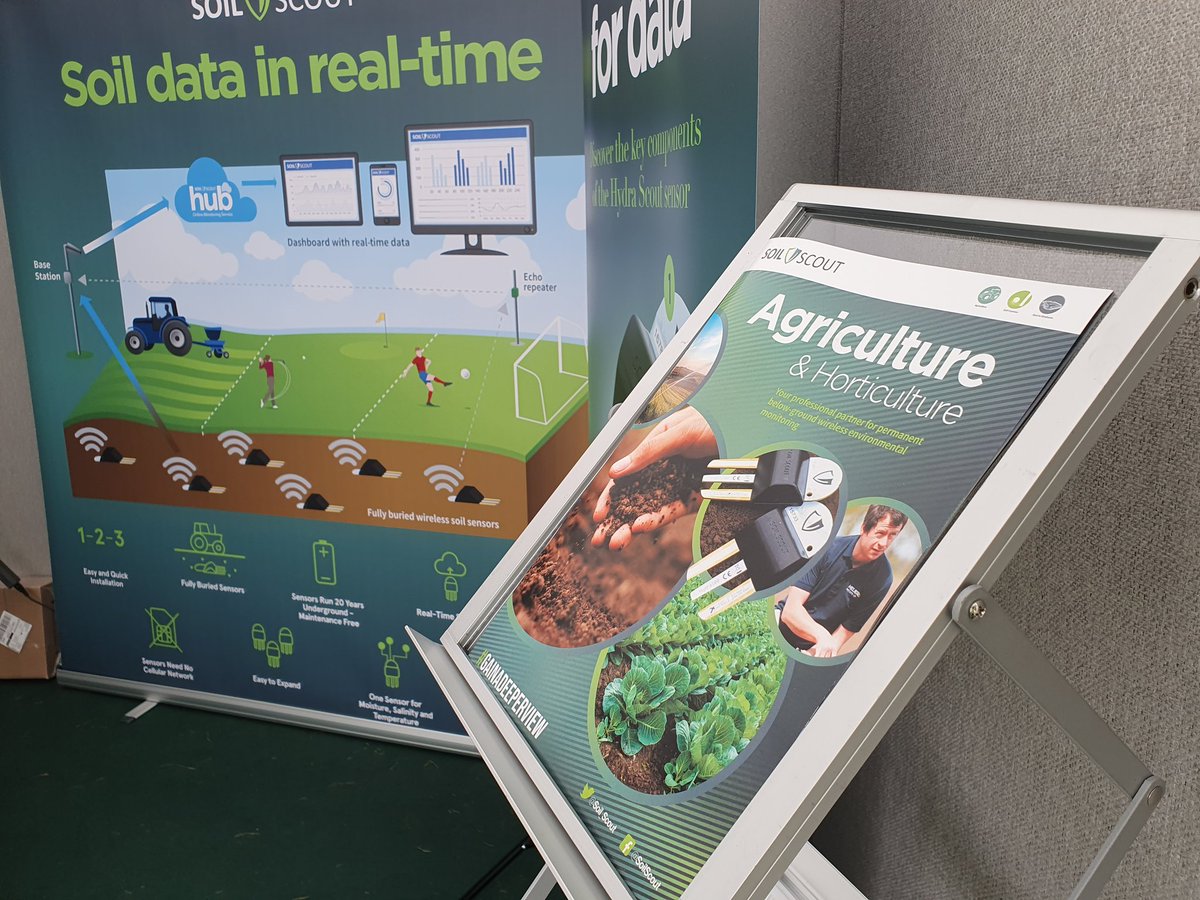 Soil_Scout's tweet image. Setting up at @CerealsEvent 
#wirelesssoilsensor