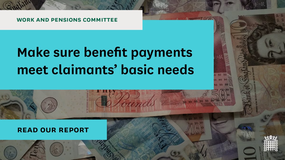 Make sure benefit payments meet claimants' basic needs

Read our report