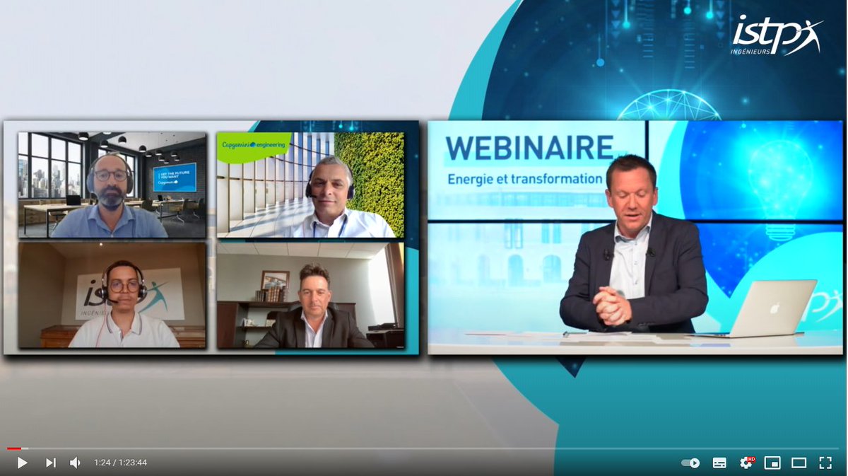 OfficielIstp's tweet photo. ⏯REPLAY / Retrouvez notre #webinaire « #énergie et transformation #digitale » aux côtés de @CapgeminiEngFR sur notre chaine YouTube !
👉 https://t.co/3clFEKEKsE https://t.co/7ITMt8jyvC