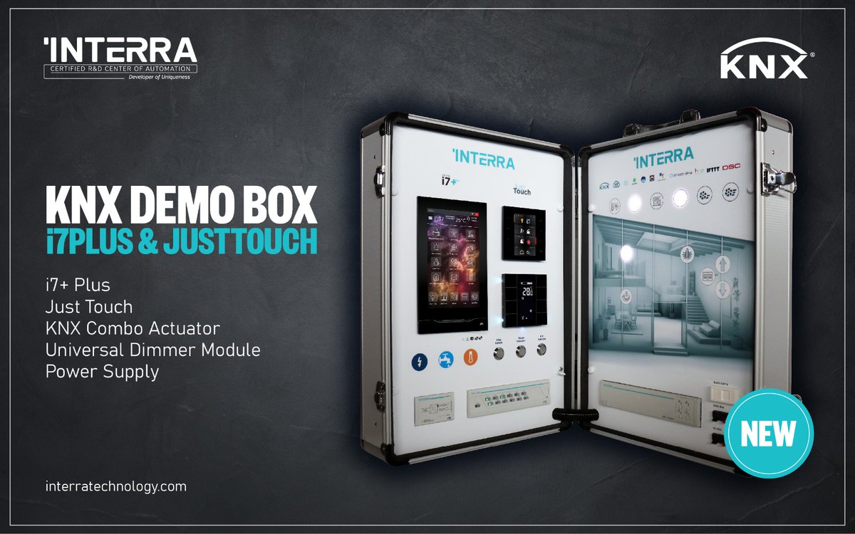 interrasocial's tweet image. i7 Plus &amp;amp; Just Touch KNX Demo Box 🌟🌟

#interra #knx #knxbox #knxdemobox #smartbuilding #buildingautomation #smarttechnology