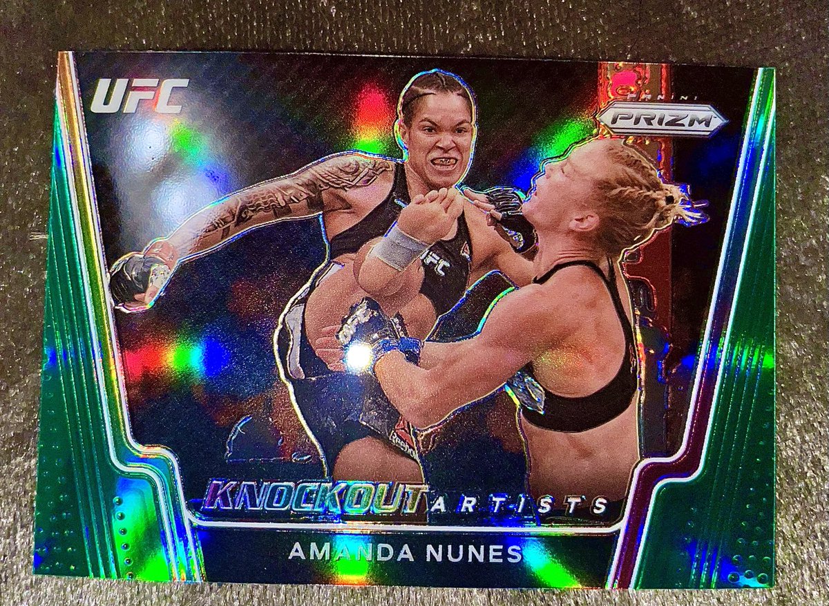 Amanda Nunes look so bad ass on trading card https://t.co/lJhuuRGxUI