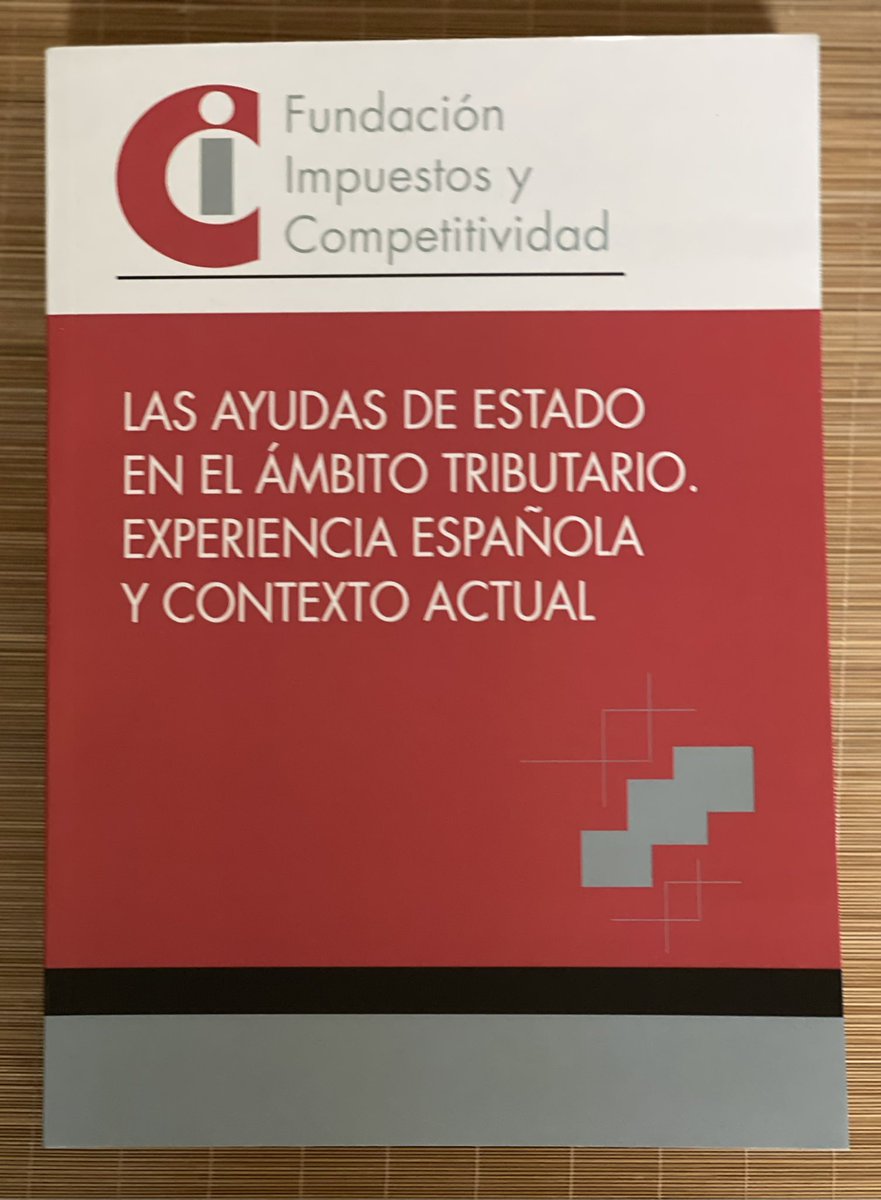 MVE65's tweet photo. Acaba de llegarme el nuevo libro sobre #ayudas de Estado en el ámbito tributario. Se presenta el #7julio en el @cepcgob a partir de las 11:45 h. Es un placer para mí haber contribuido con el capítulo correspondiente al ámbito energético y medioambiental. #TaxTwitter #stateaids https://t.co/BMRSiiGp8E