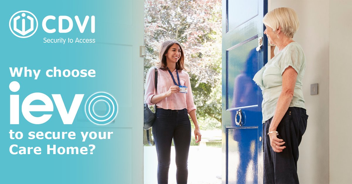 The level of protection &amp; security offered to residents &amp; security protocols are essential - ievo systems are non-intrusive and designed to work in unison with, or improve, your security practices.  Learn more: zcu.io/tsLk #cdvi #ievo #biometrics #security #carehomes