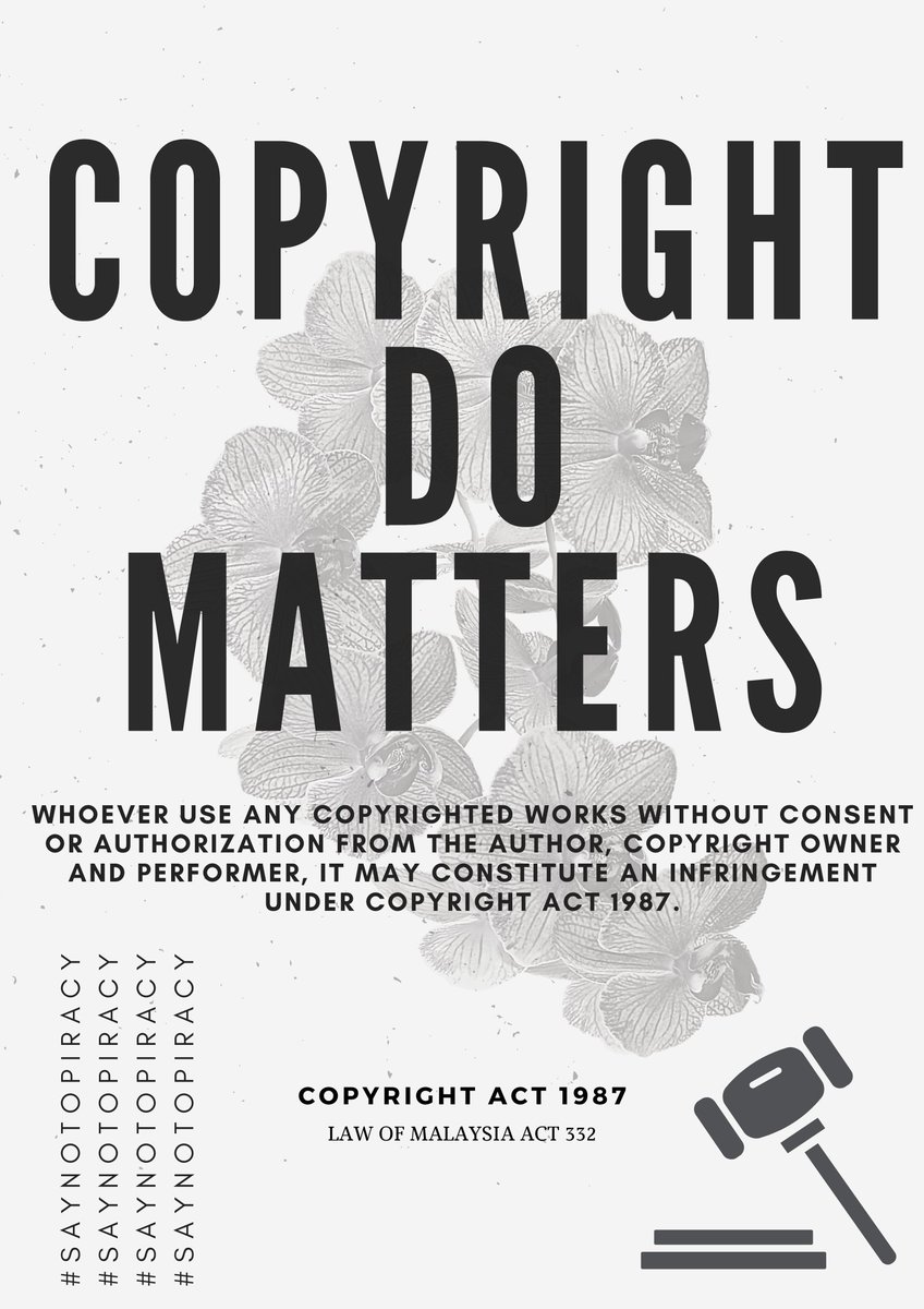 IMS_Piracy's tweet photo. DID YOU KNOW?

The Copyright Act provides a bundle of rights that protect the owner's expression of original ideas created and fixed in a tangible medium. The Act does NOT protect the facts contained within the work or the ideas themselves. https://t.co/MmTZcwyqIJ