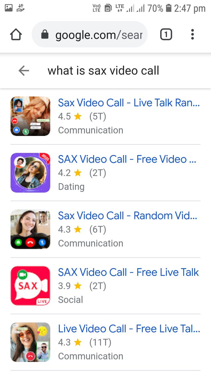 live sax video chat