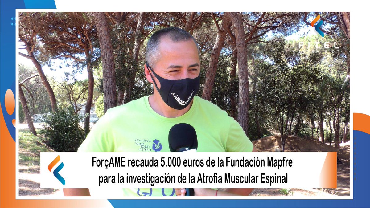 fiteltelevision's tweet image. ForçAME recauda 5.000 euros de la Fundación Mapfre para la investigación de la Atrofia Muscular. fiteltelevision.com/2021/06/29/for… a través de @fiteltelevision #fiteltelevision #fitelnetwork #stopame #ensajudesaferdifusió #vapertuaran #migranodearena #forçame #juntscontralame #lloret