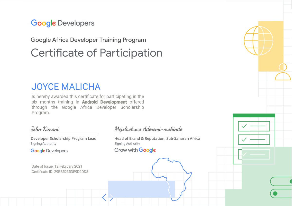 joycemalicha's tweet photo. Thank You @Google Developers
#GADS2020  #GADS2021 #GADSStories https://t.co/JWb81QezKT