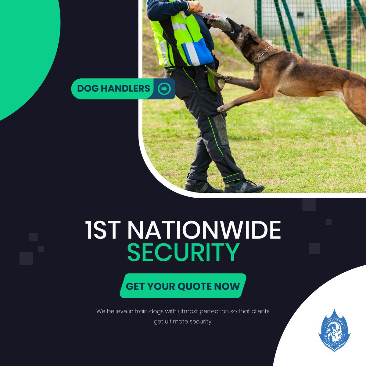 We believe in train dogs with utmost perfection so that clients get ultimate security. They are trained to remain safe otherwise, but defend the handler when required. We make sure that dogs develop close bonds with handlers so that the partnership is effective and firm #security