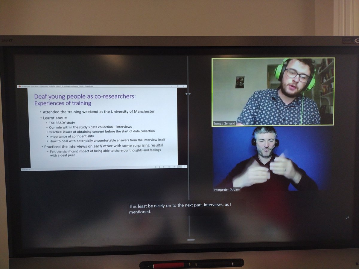 bsmhdeaf's tweet image. Big impact from the READY study on deaf young people