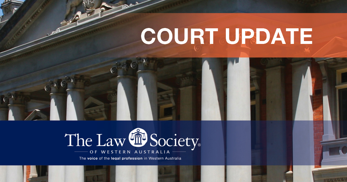 LawSocietyWA's tweet photo. The Children’s Court of Western Australia has reviewed the practice of applying for restraining orders on behalf of children who are in the care of the Department of Communities. Read Practice Direction 5 of 2021 here: https://t.co/U5QuwBx4dY https://t.co/v57kxOfo1D