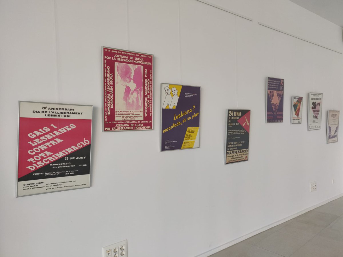 micod_cat's tweet photo. Ja podeu visitar l'exposició EL MOVIMENT EN IMATGES que acull l'equipament de @ajmontbui MontÀgora @montagora Un recull dels cartells i campanyes LGTBI des dels inicis del moviment a Catalunya. Exposició de @igualtatcat @lgbti_cat Fins el 9 de juliol #LGBTI #transformalamirada https://t.co/6EQmVNjnl9