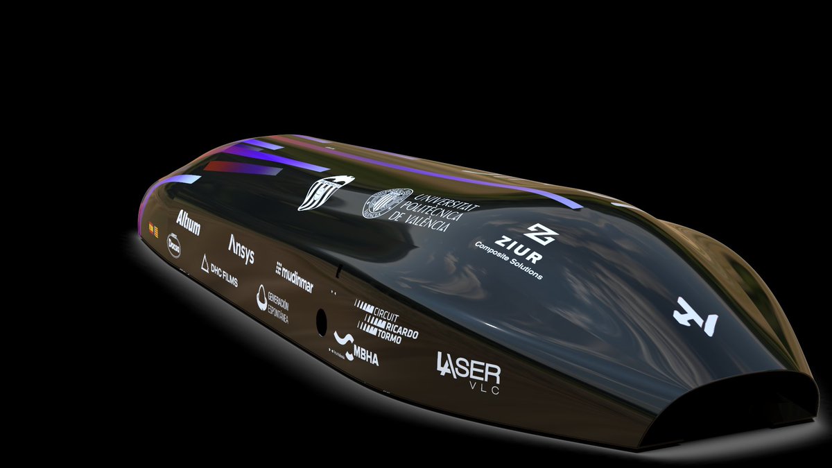 UPV's tweet photo. El equipo de estudiantes de la Universitat Politècnica de València @hyperloopupv ha presentado IGNIS, el nuevo pod propulsado por dos novedosos motores de inducción lineal con el que competirá en la European Hyperloop Week: https://t.co/yRuox9u9W4 https://t.co/7oCW5101qz