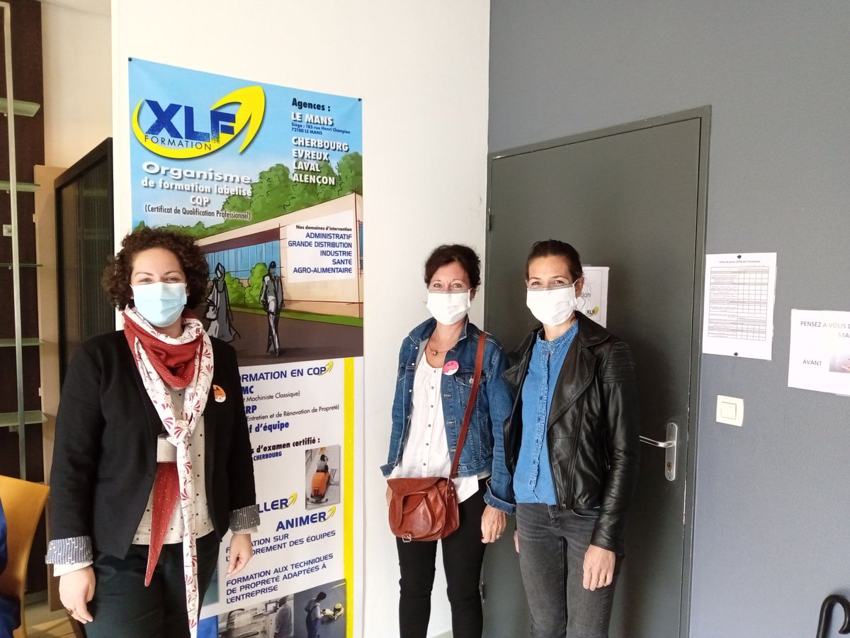 MelyssaRenault's tweet photo. #AvecPoleEmploi hier Job Dating Métiers du Nettoyage dans les locaux XLF Formation avec 3️⃣ entreprises #gsf #elior #attestproprete !
1️⃣8️⃣ Personnes sont venues, des propositions de poste en cours, projet contrat de professionnalisation... #TousMobilises #Emploi #formation https://t.co/b7NOGcMeNX