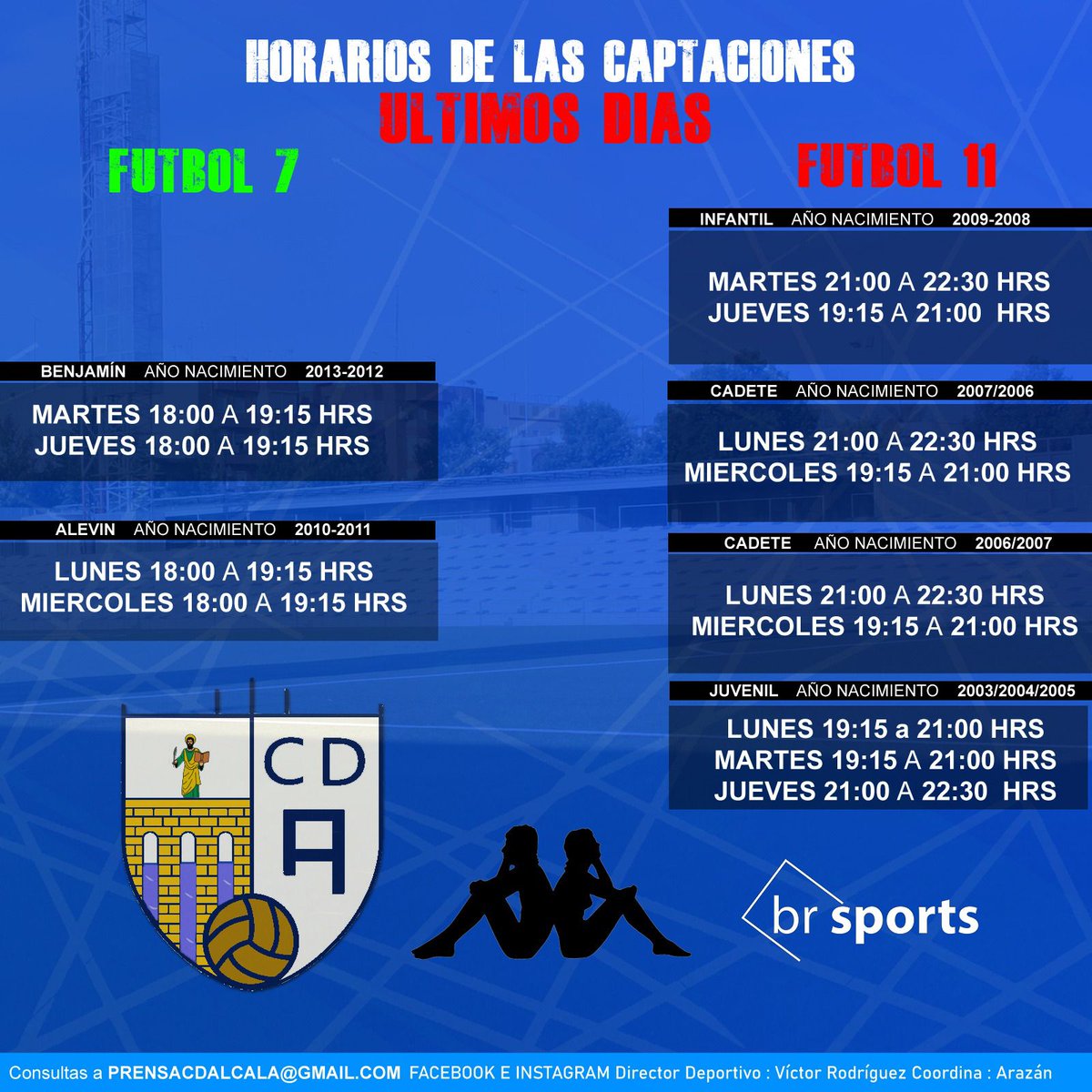 Ultima semana de captaciones.