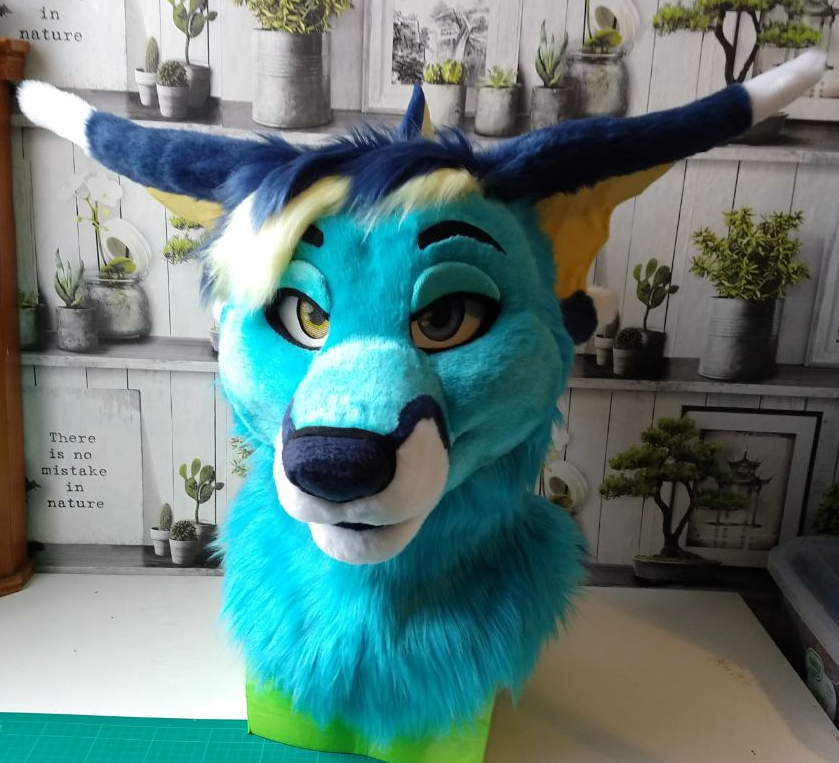 BlueFoxFursuits's tweet photo. we kept going and smashed a lot of our usual suit quotas (not including a few we can't post yet, we finished 14 suits in the first half of the year! thats a new record or us) https://t.co/NJWuttnuWn