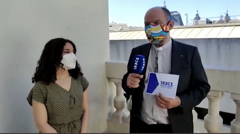 MisionesNavarra's tweet photo. El misionero de @MisionesBurgos Alfonso Tapia, uno de los protagonistas de la campaña del #Domund2020, ¡nos visitó en el último #TúEresMisión de la temporada!
Esto y mucho más en @TRECE_es. te lo perdiste? Pues pincha aquí: https://t.co/Kv8L1L8Wvm https://t.co/XtB3dzkH4P