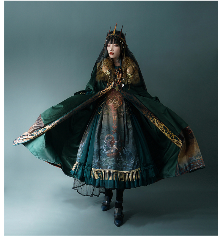御方 御花 絵画のようなイラストがプリントされた ドレスとマントです こういうファンタジーっぽい衣装も素敵 ですね T Co Xsxvxdya Twitter 御方 御花 絵画のようなイラストがプリントされた ドレスとマントです こういうファンタジーっぽい衣装も素敵 ですね T Co Xsxvxdya Twitter