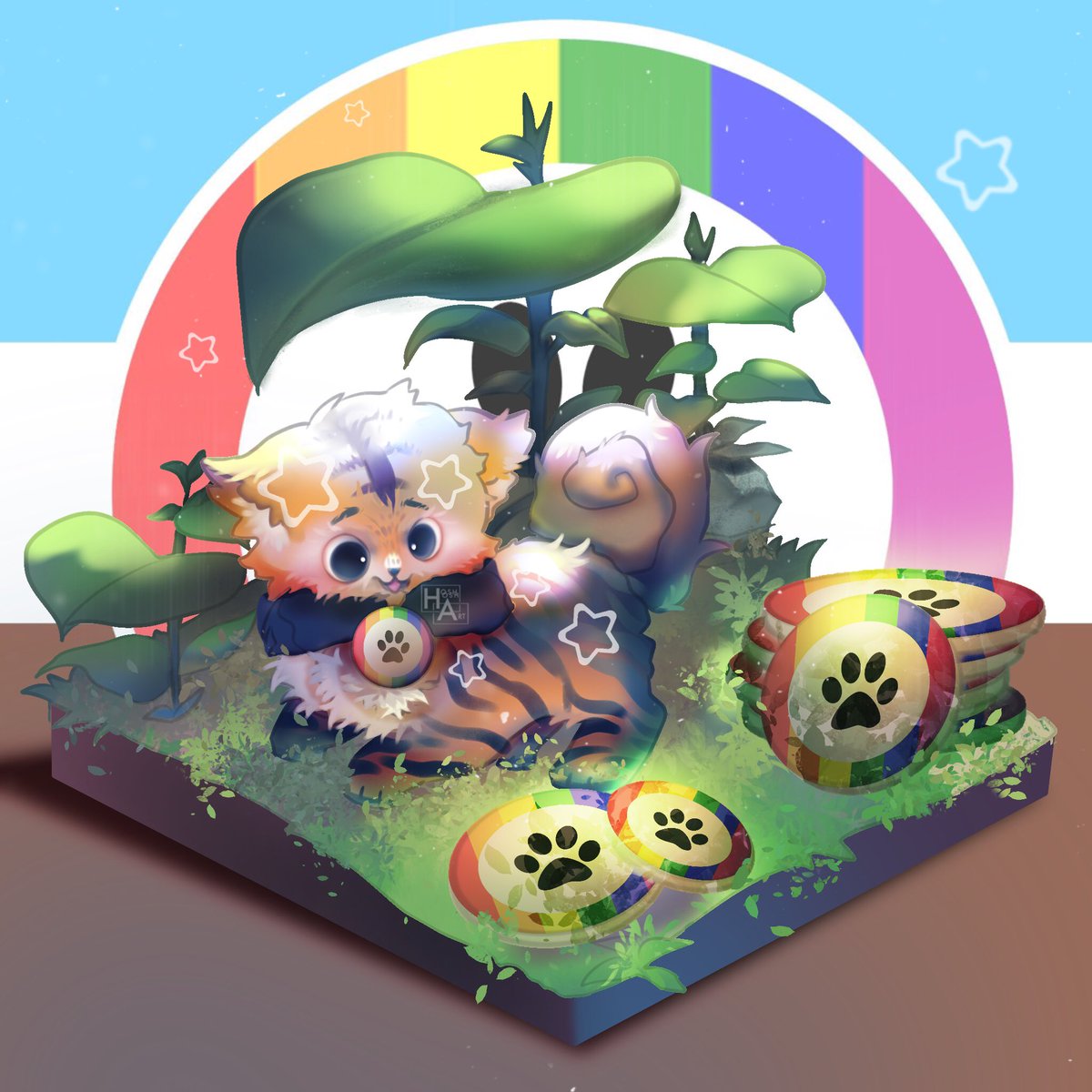 hoshhosh_art's tweet photo. HAPPY PRIDE EVERYONE! ๐ณ๏ธโ๐โค๏ธ
My contest entry for @FursonaPins contest, #UnityArtContest !
I really enjoy making this and Iโm so proud of it๐ญโค๏ธ https://t.co/DdiCNqXTyO
