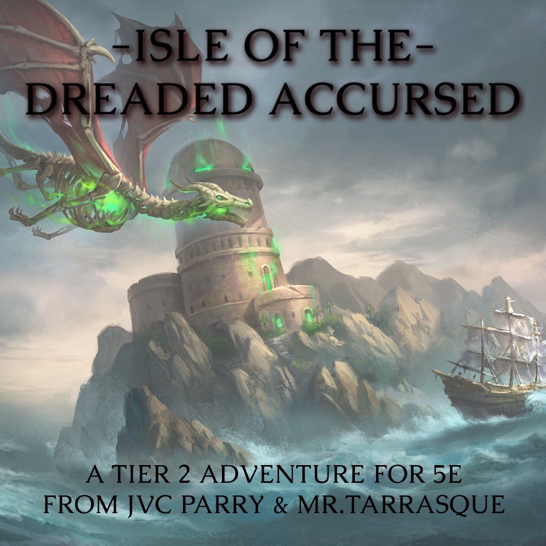 There's less than 24 hours left of the Isle of the Dreaded Accursed kickstarter! Don't miss out on your chance to back this haunting adventure, written by <a href="/Mr_Tarrasque/">Mr.Tarrasque</a> and myself in collaboration with <a href="/NordGames/">Nord Games</a> #dnd5e