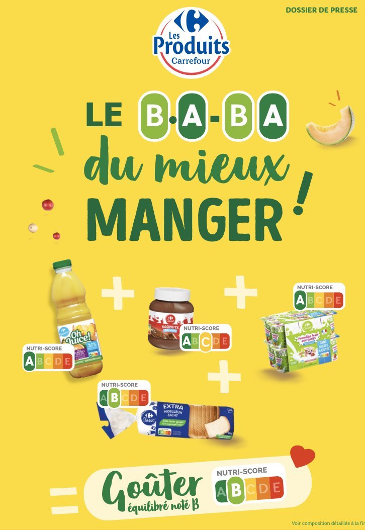 calotonterias's tweet photo. Anuncio de Carrefour:
Zumo ultraprocesado + Nocilla + Pan de molde guarro + Yogur ultraprocesado = ¡NUTRISCORE B DE PROMEDIO!🥳🥳🥳 ¡La merienda ideal para pequeños y mayores!

Asesinos a plena luz del día, con el beneplácito de las autoridades https://t.co/SG86v8eP2p