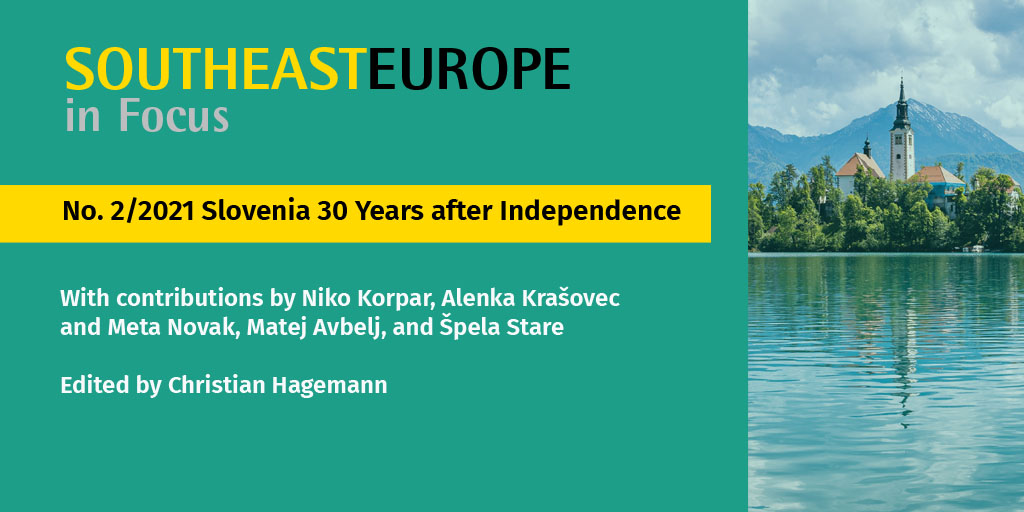 sudosteuropa's tweet photo. 📢OUT NOW: Southeast Europe in Focus, 2/2021

On the occasion of #Slovenia’s🇸🇮 30th independence anniversary as well as its upcoming @EUCouncil Presidency, we take a closer look at the country’s  development since independence.

Access for FREE here: https://t.co/0R2qXjYUcT https://t.co/BIySUgg8gi