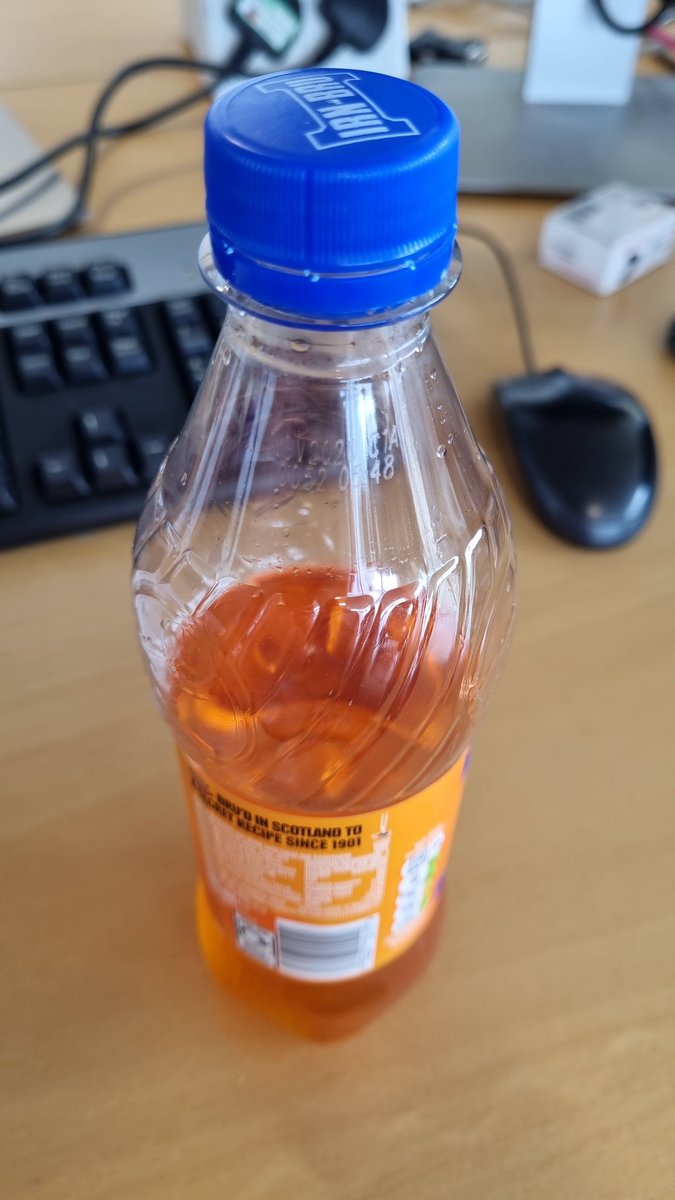 SandL_Blog's tweet image. When you have to go back into the office &amp;amp; decide to treat yourself to an @irnbru, forgetting the vending machine probably hasn&apos;t been stocked since pre-covid. 

Nov2020, how dangerous could it really be? Plus if it&apos;s radioactive &amp;amp; I drink it do I become IrnBruMan?