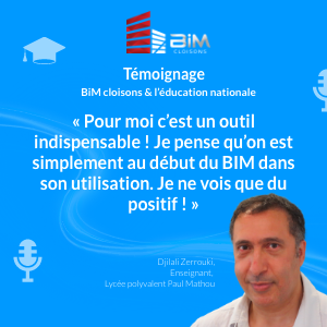BimCloisons's tweet photo. BiM Cloisons &amp; l'éducation nationale >
Témoignage utilisateur : Djilali Zerrouki, professeur en BTS études et économie de la construction (EEC) au Lycée Polyvalent Paul Mathou (31) utilise notre logiciel Expert Siniat avec ses étudiants >
https://t.co/KeMjnFE0kT
@SiniatFrance https://t.co/vK3f7YF3Re