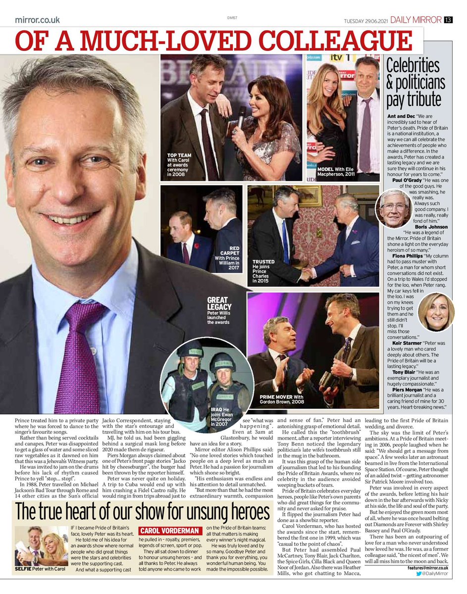 Russell Myers (@rjmyers) on Twitter photo A wonderful and fitting tribute to Pride of Britain founder Peter Willis by <a href="/realbritainros/">Real Britain Ros</a> and friends
mirror.co.uk/news/uk-news/p… A wonderful and fitting tribute to Pride of Britain founder Peter Willis by <a href="/realbritainros/">Real Britain Ros</a> and friends
mirror.co.uk/news/uk-news/p…