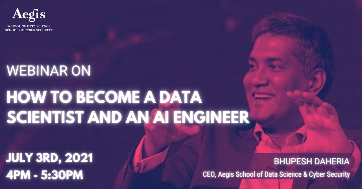 🎯 Attend a Live Meet-up on "Career In AI, Machine Learning &amp; Deep Learning" &amp; get all your doubts cleared!

Book your slots right now by registering yourself. 

🗓️ Date: 3rd July Saturday
⏰ Time: 4:00 PM
🔗 Registration Link: lnkd.in/eHZbwYw