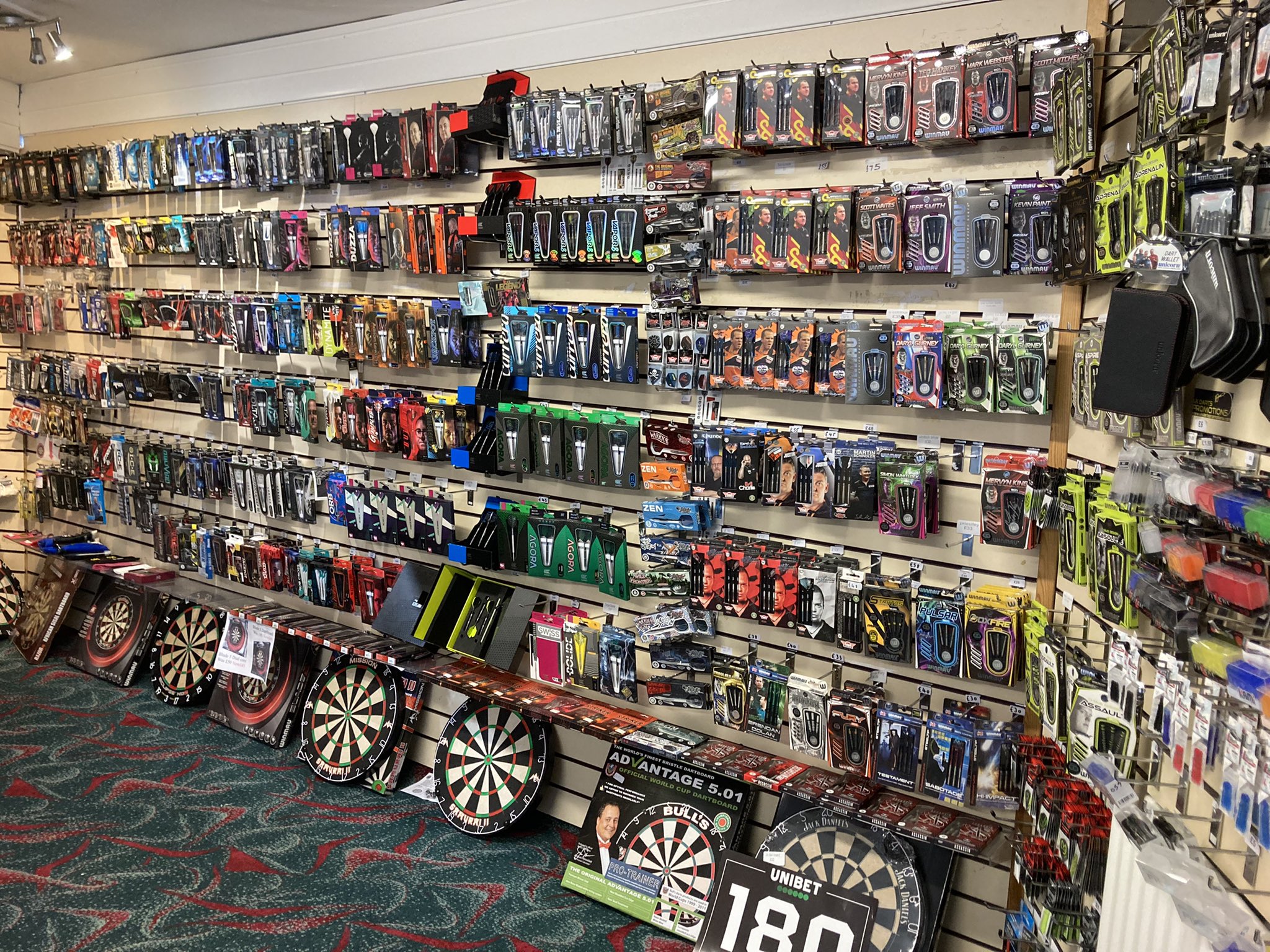 Darts shop WA119NB on Twitter "I have never had so much darts & accessories for our Customers