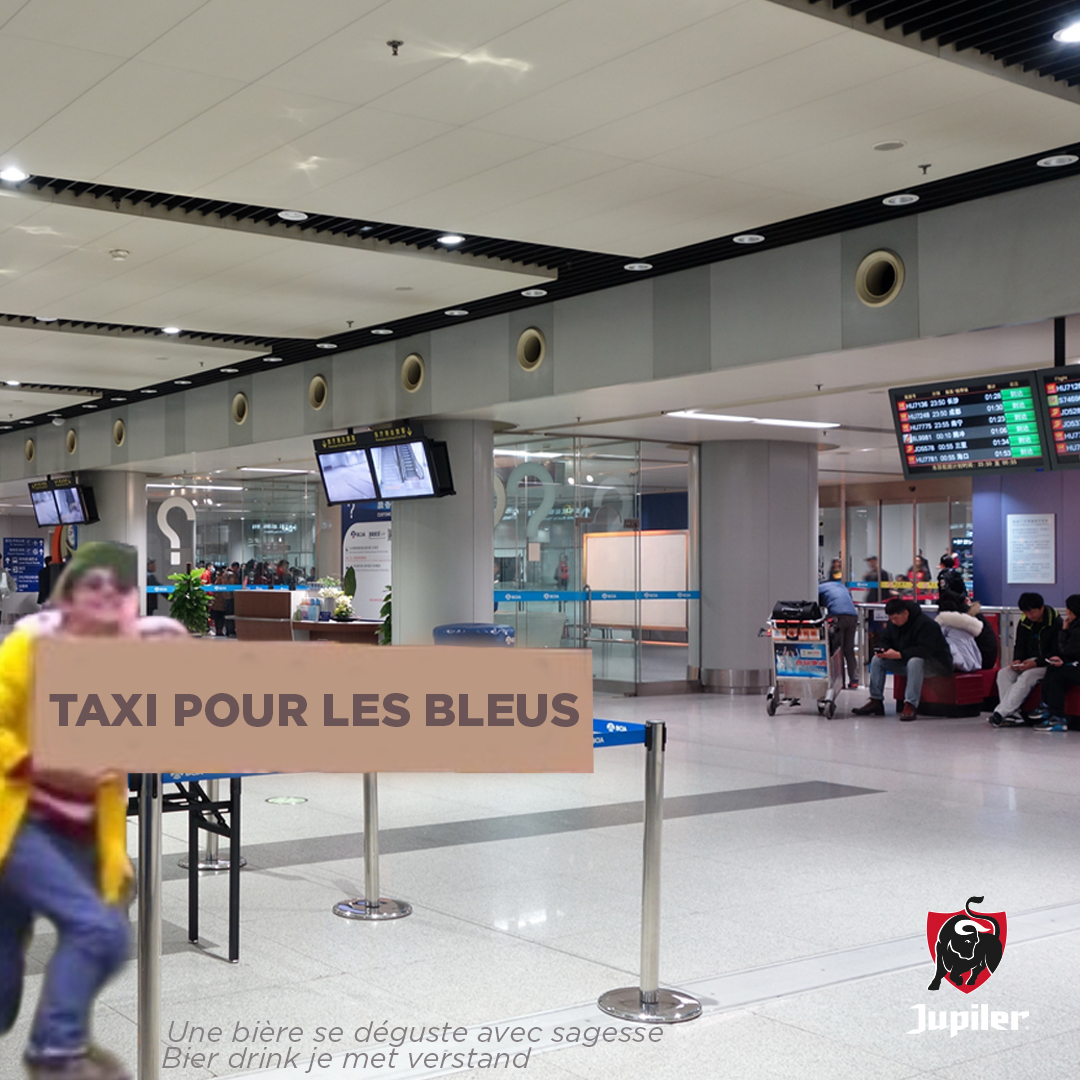 Pendant ce temps-là à l'aéroport Charles de Gaulle...⁣ —————————⁣ Ondertussen op Paris Charles de Gaulle...⁣ #euros2020 #jupiler